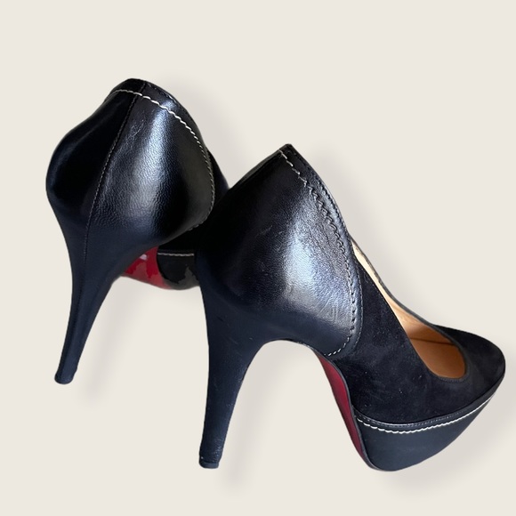 Christian Louboutin black defil calf high heels - Picture 8 of 14